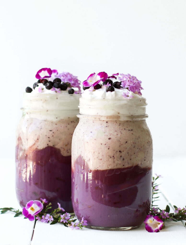 Purple Power Parfait (vegan)