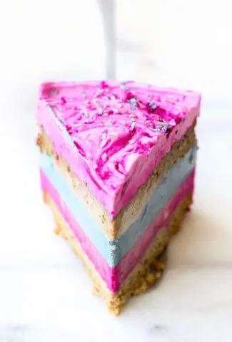 Cotton Candy Ice Cream Cake {Vegan & Gluten-Free}