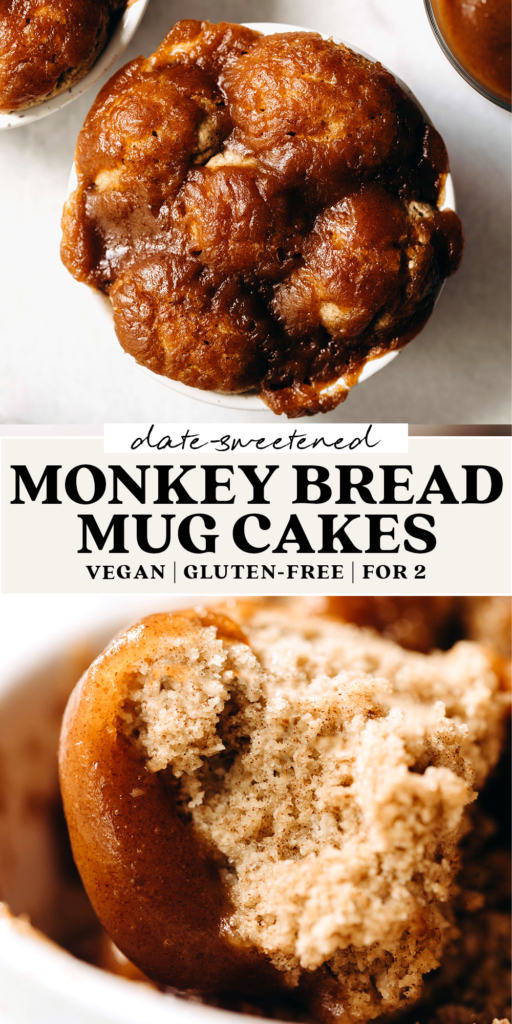 Vegan Monkey Bread Mug Cakes