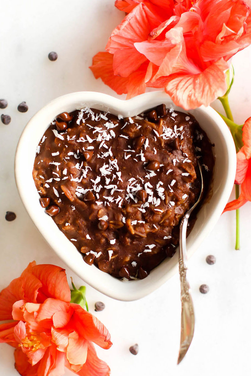 Vegan Fudge Brownie Oatmeal