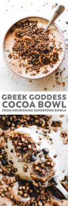 Greek Goddess Cocoa Bowl Greek Goddess Cocoa Bowl