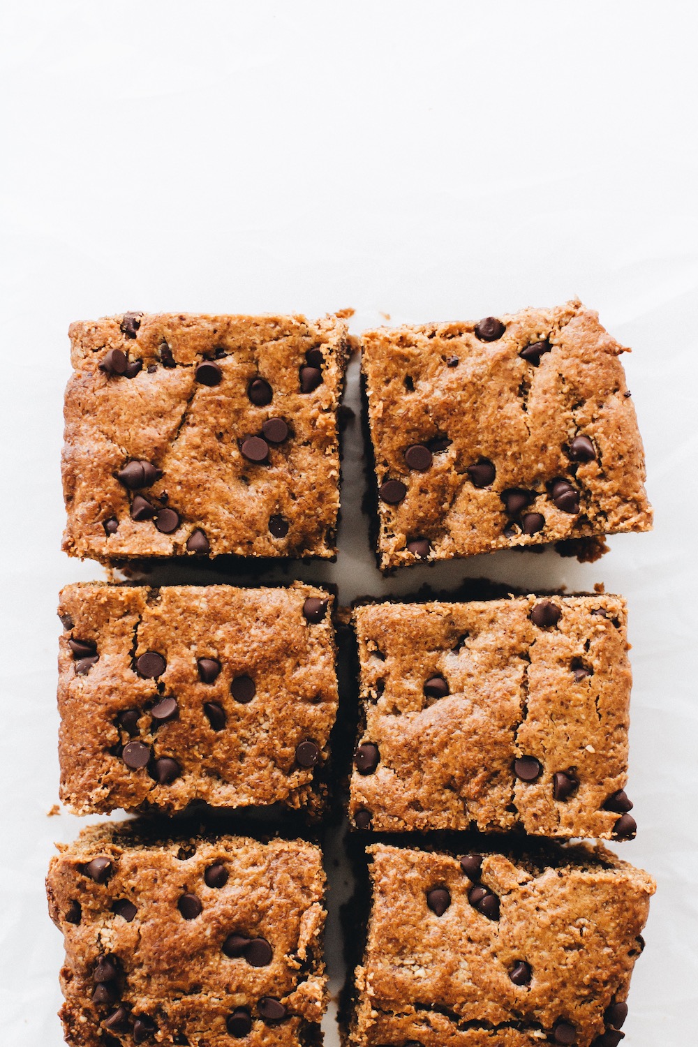 Chocolate Chip Hazelnut Blondies