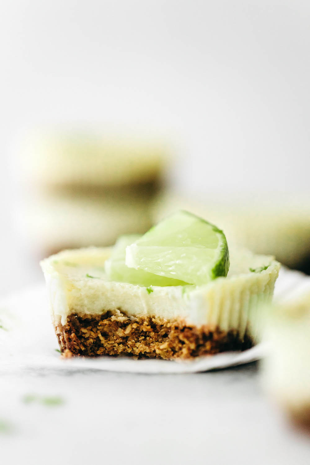 Mini Key Lime Pies (vegan + gluten-free)