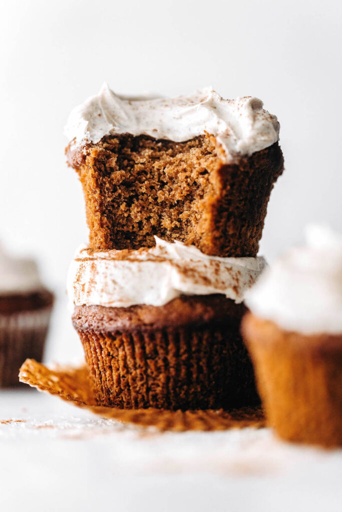 Chai Cupcakes (vegan + paleo)
