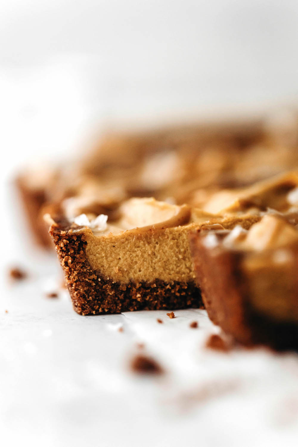 Vegan Pumpkin Tart with Ginger Crust (gluten-free)