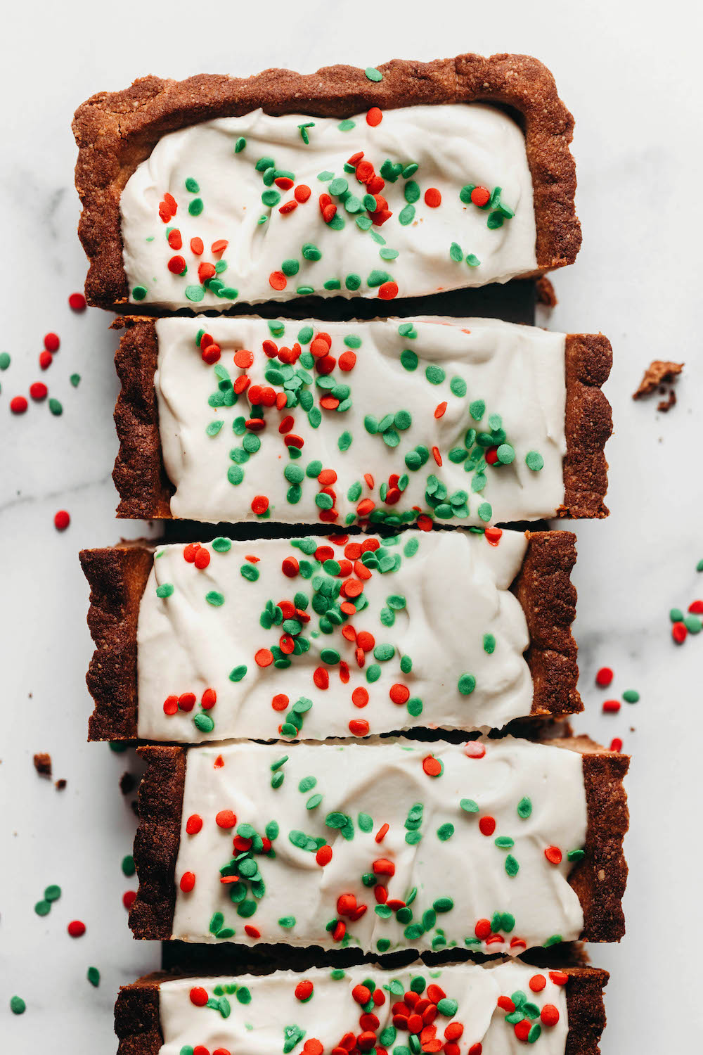 Sugar Cookie Tart (vegan + grain-free)