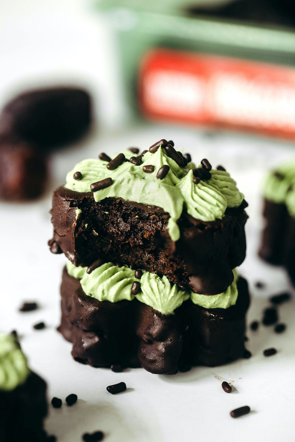 Shamrock Brownies (vegan + paleo)