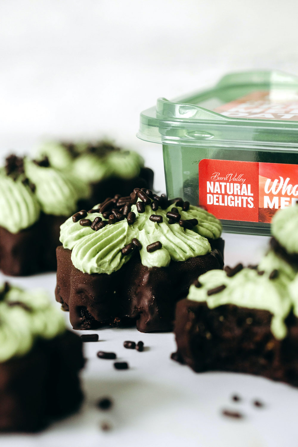 Shamrock Brownies (vegan + paleo)
