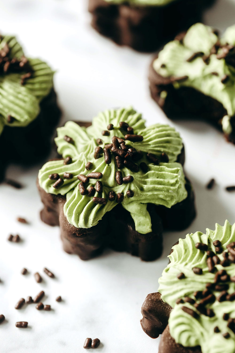 Shamrock Brownies (vegan + paleo)