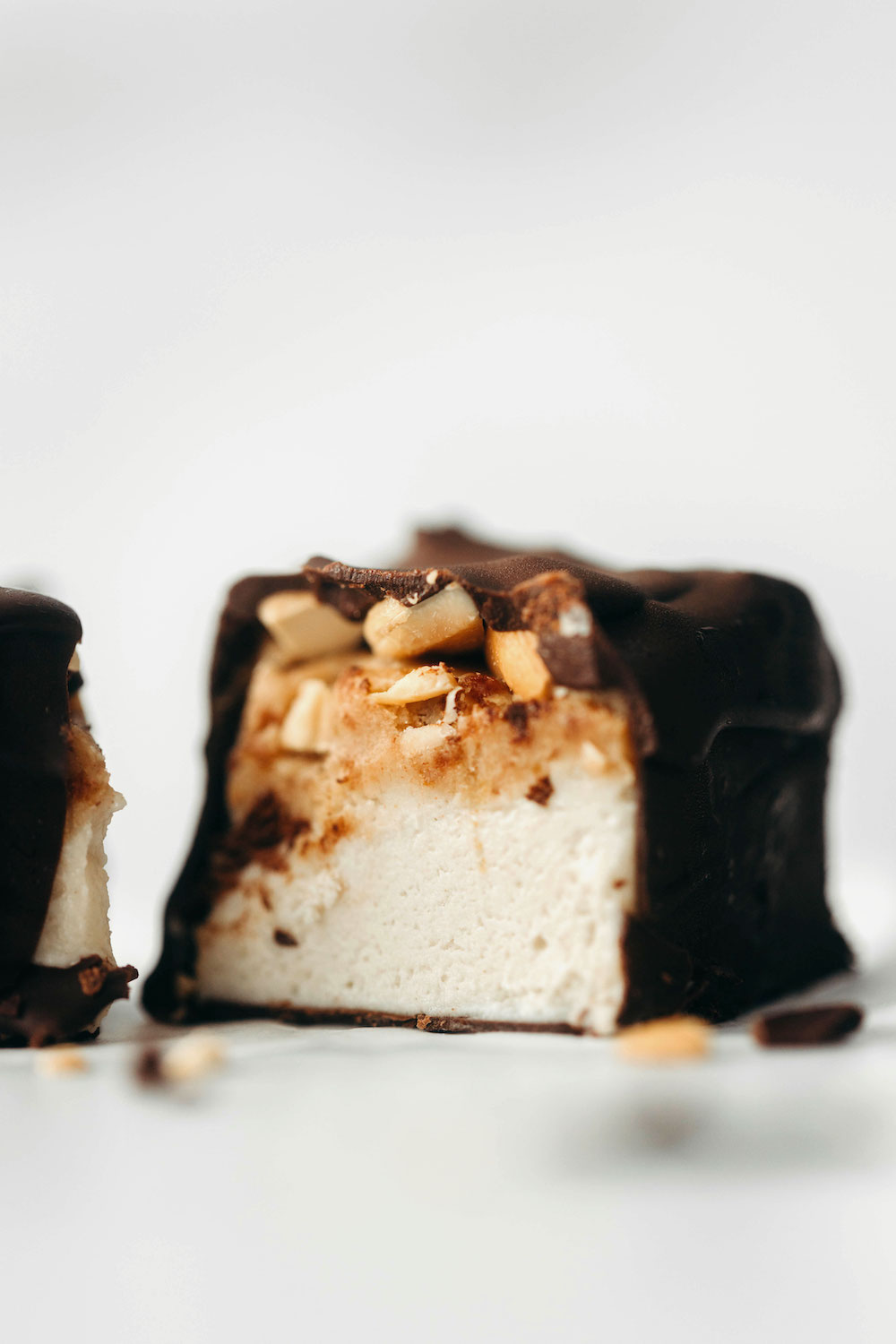 Caramel Cashew Ice Cream Bars (vegan + paleo)