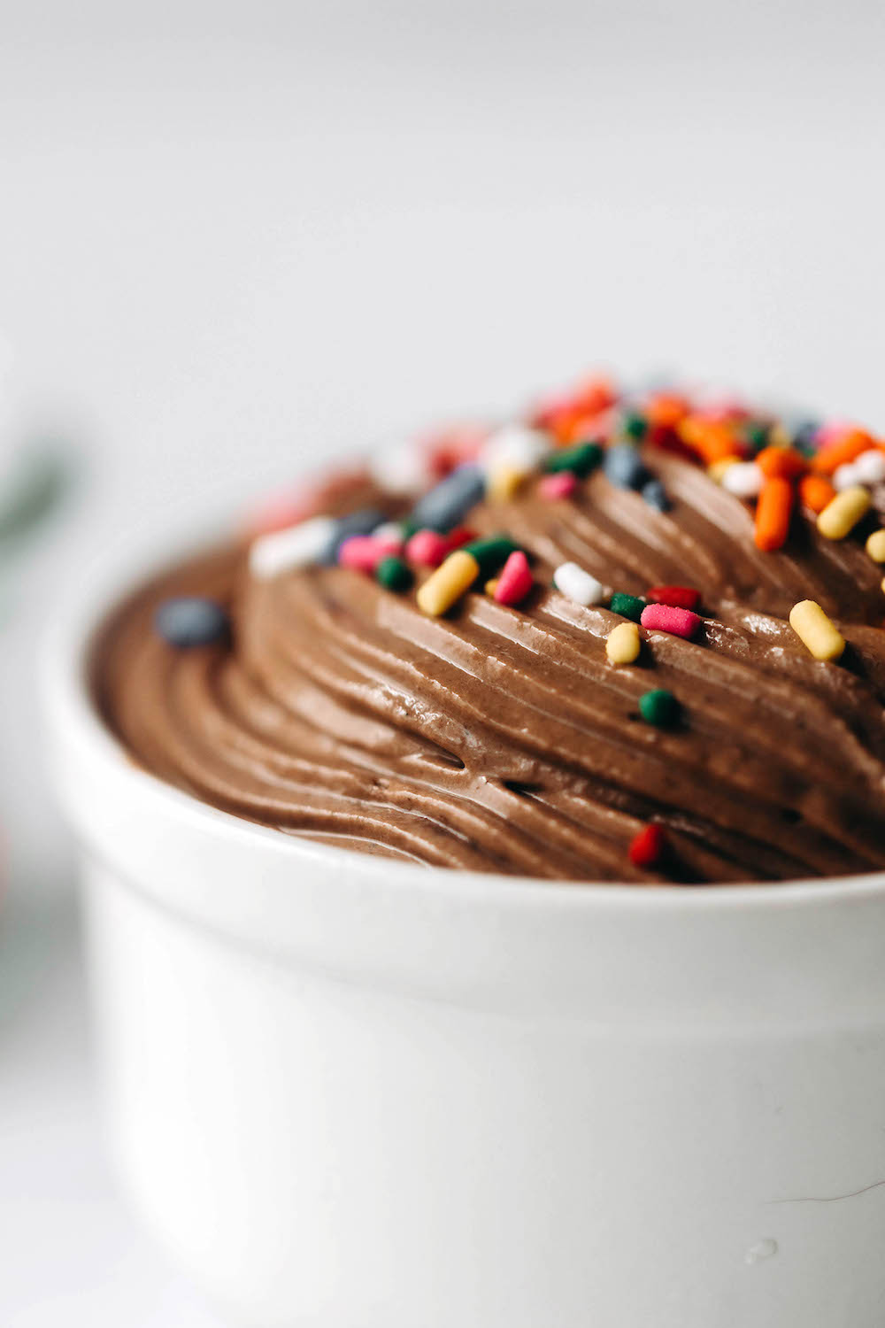 Homemade Vegan Chocolate Soft Serve