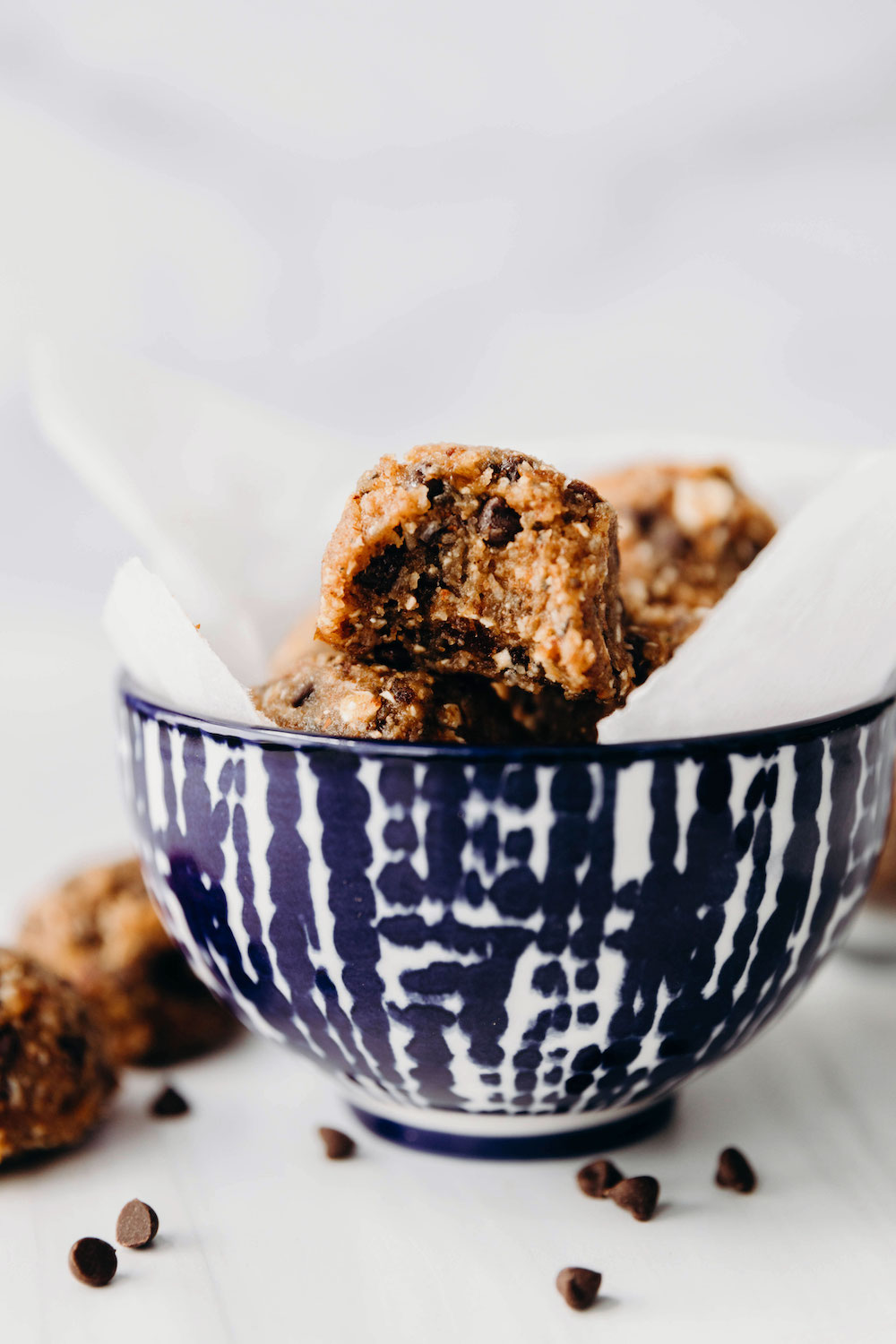 Almond Pulp Cookie Dough Bites (vegan + paleo friendly)