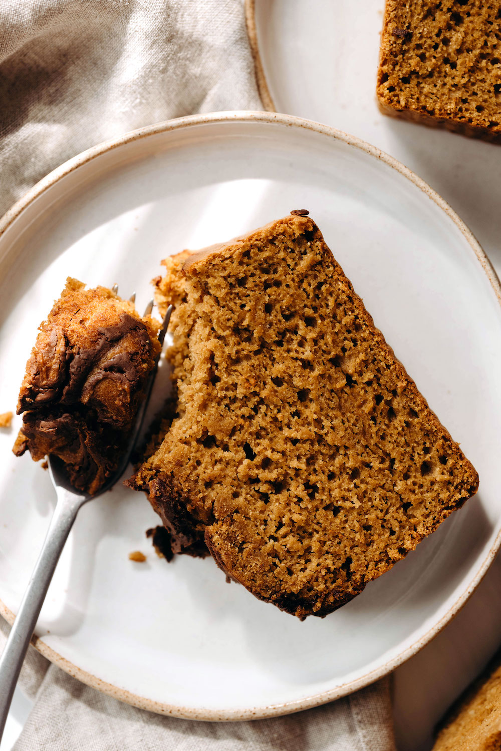 Chocolate Swirl Pumpkin Bread (vegan + gluten-free)