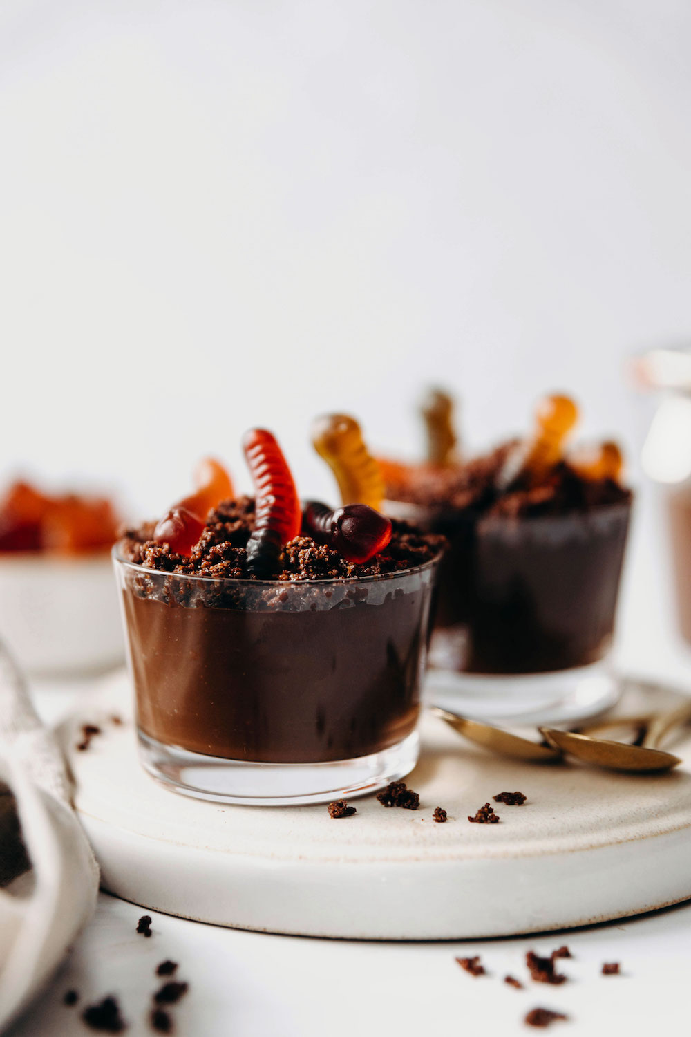 Chocolate Pudding Dirt Cups (vegan + paleo)