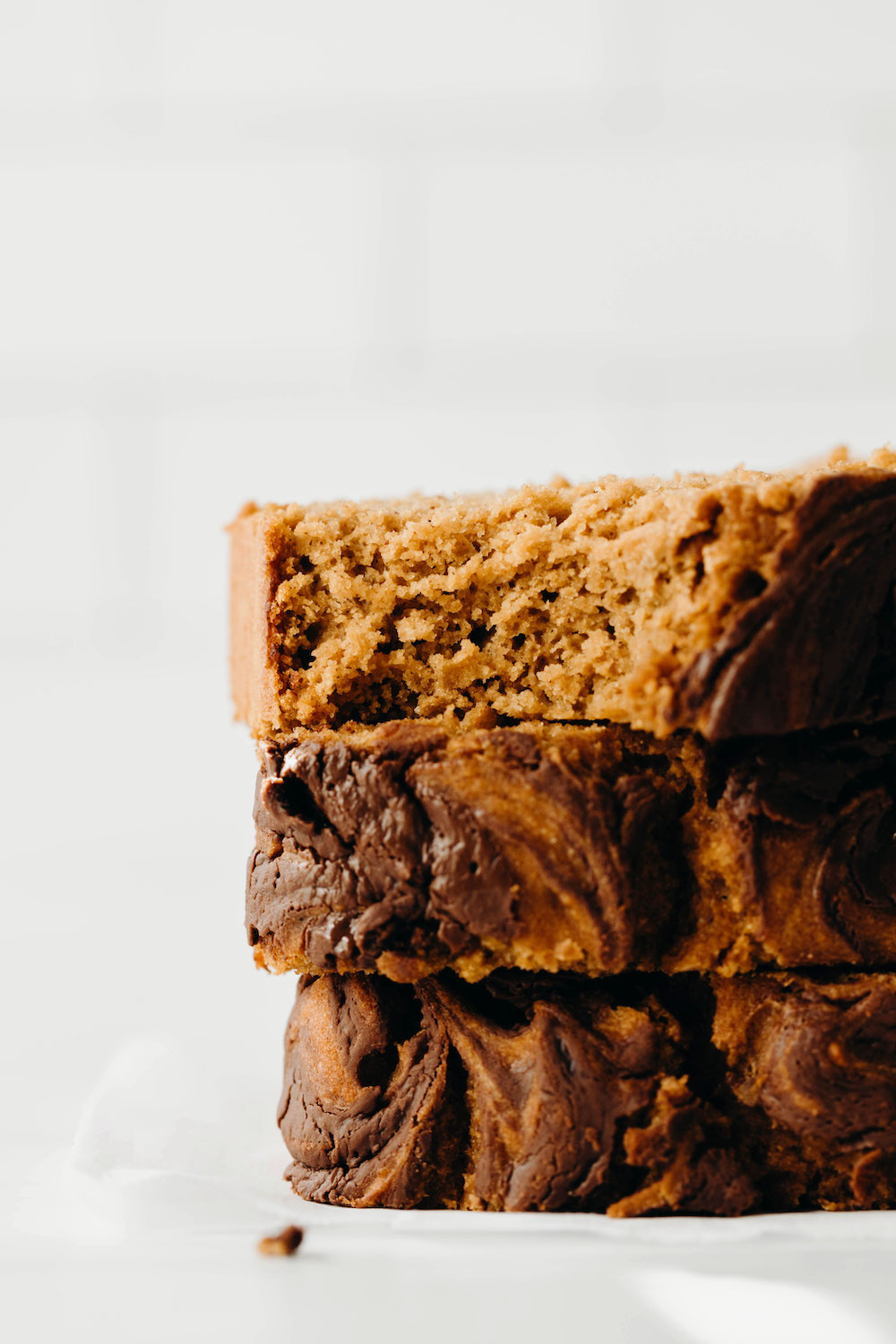 Chocolate Swirl Pumpkin Bread (vegan + gluten-free)