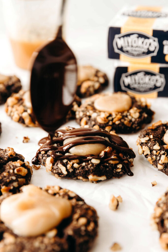 Turtle Thumbprint Cookies
