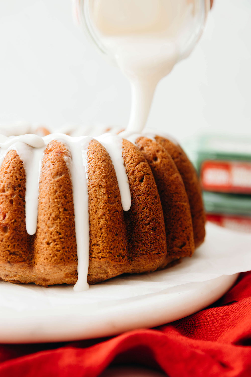 Vegan Orange Cranberry Bundt Cake