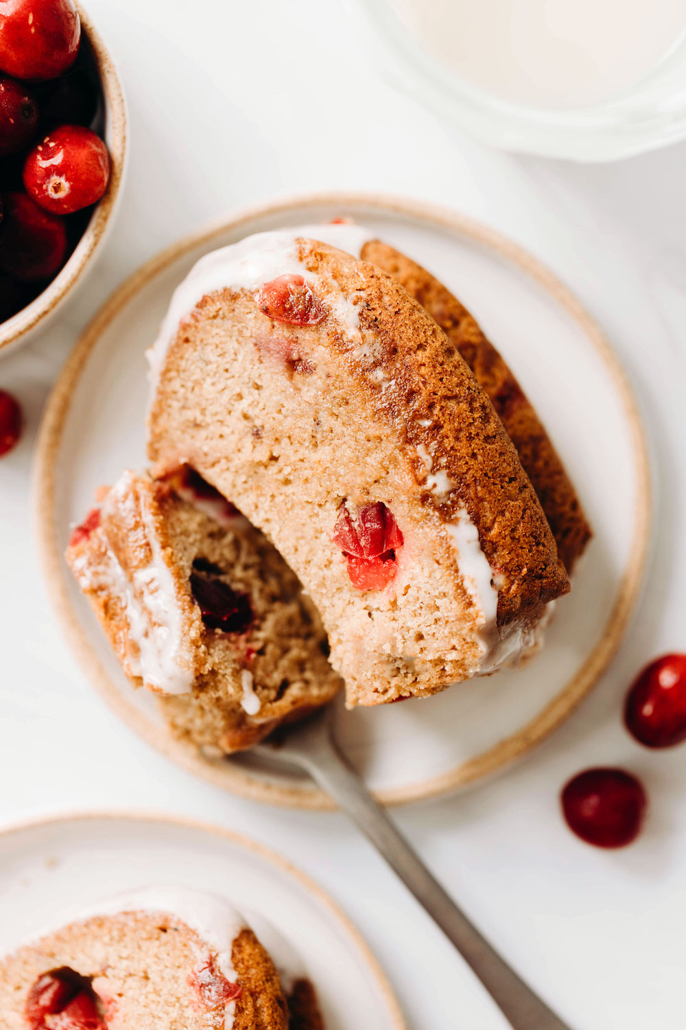 Vegan Orange Cranberry Bundt Cake