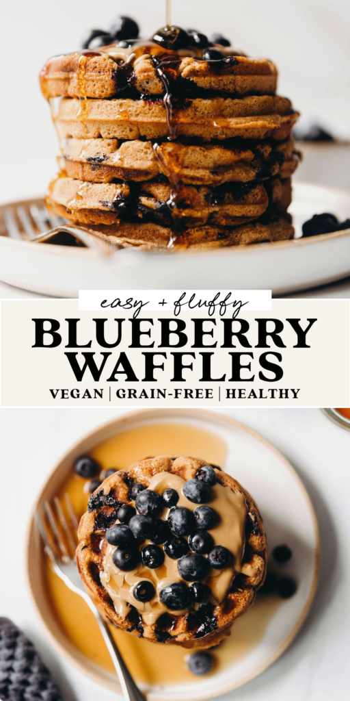 Grain-Free Vegan Blueberry Waffles