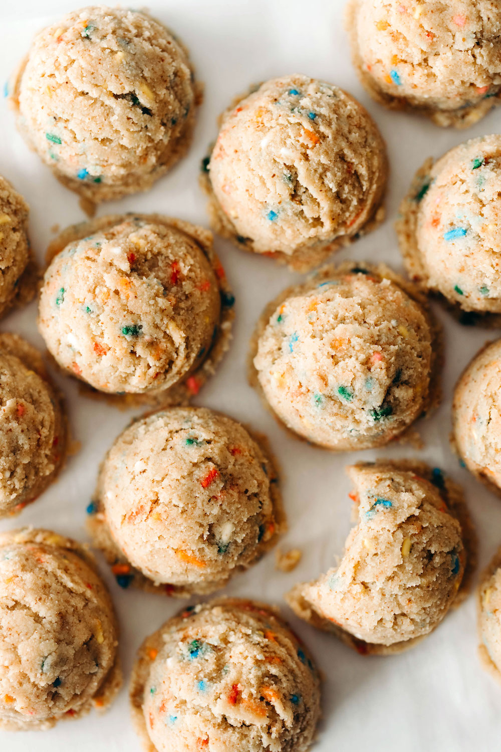 Funfetti Cake Batter Bites (vegan + grain-free)