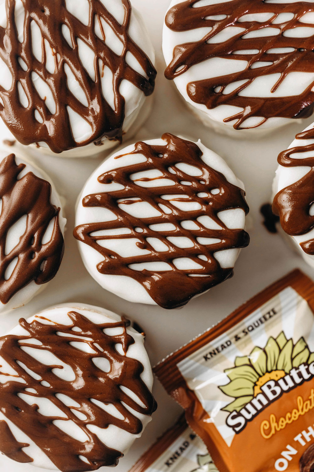 Homemade Zebra Cakes (vegan + gluten-free)