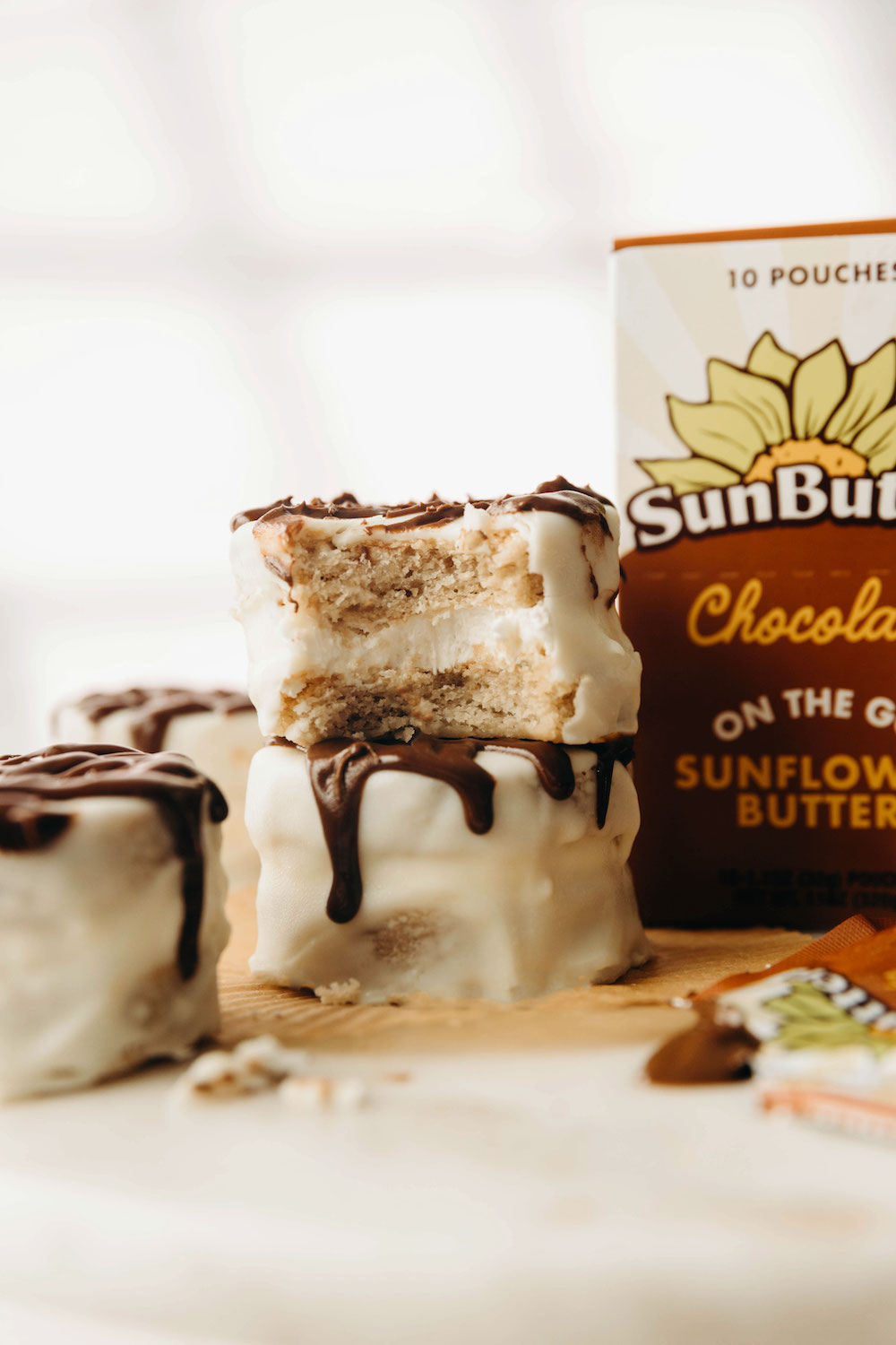 Homemade Zebra Cakes (vegan + gluten-free)