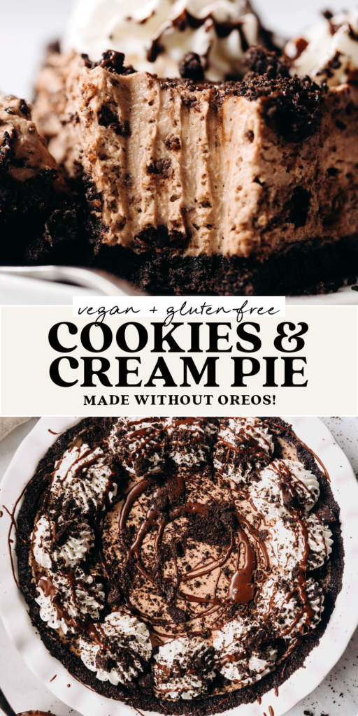 Cookies and Cream Pie (without oreos!)