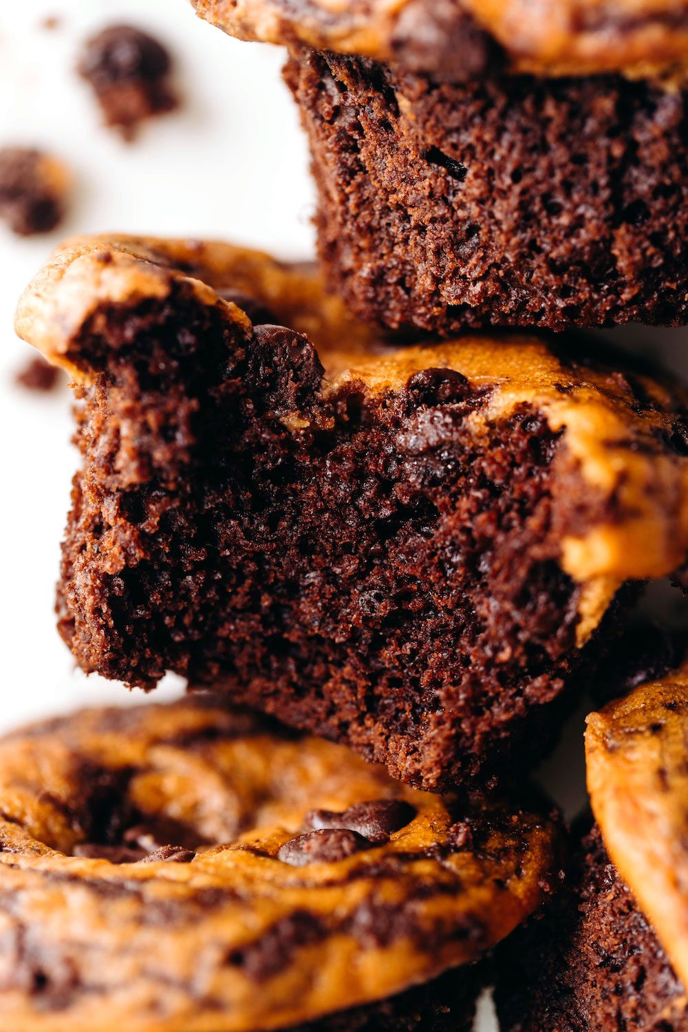 Pumpkin Black Bottom Cupcakes (vegan + grain-free)