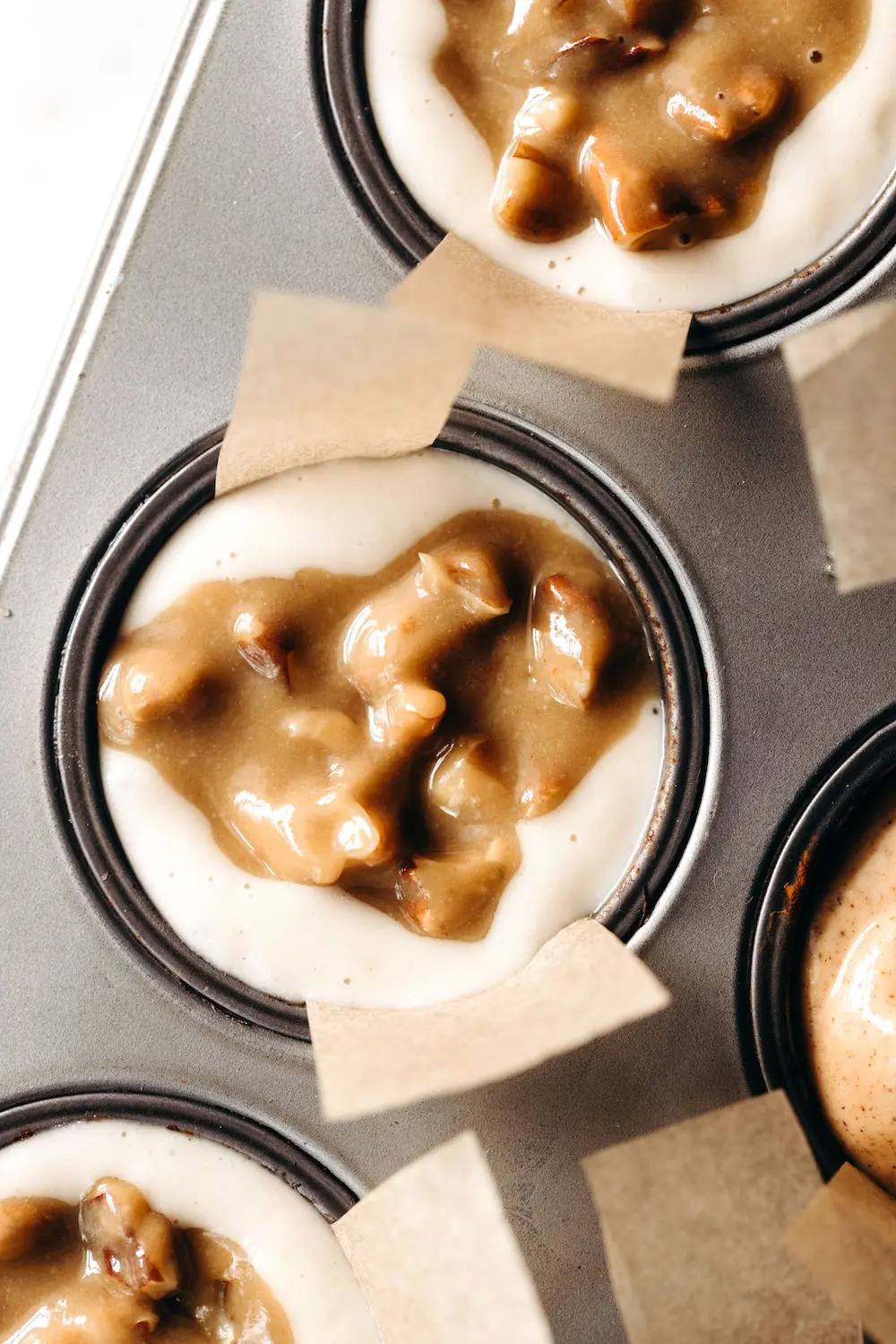 Caramel Pecan No-Bake Mini Cheesecakes