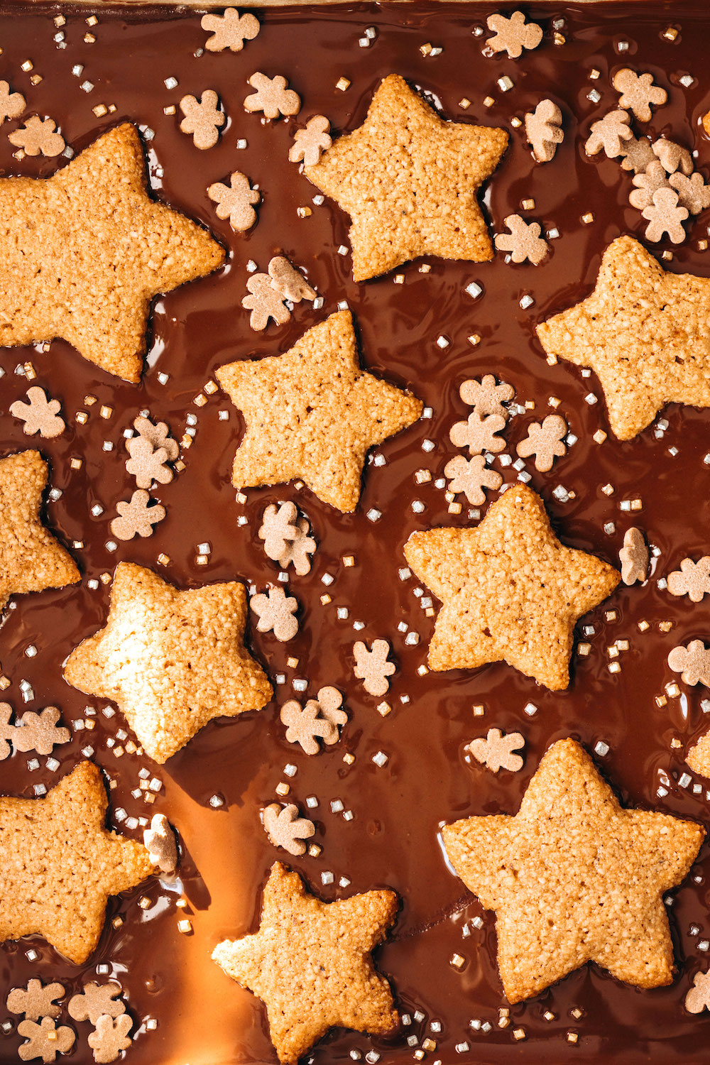 Gingerbread Caramel Slice (vegan + gluten-free)