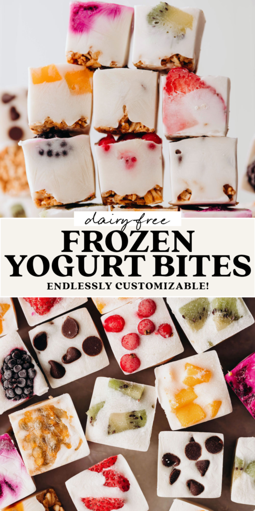 Dairy-Free Frozen Yogurt Bites
