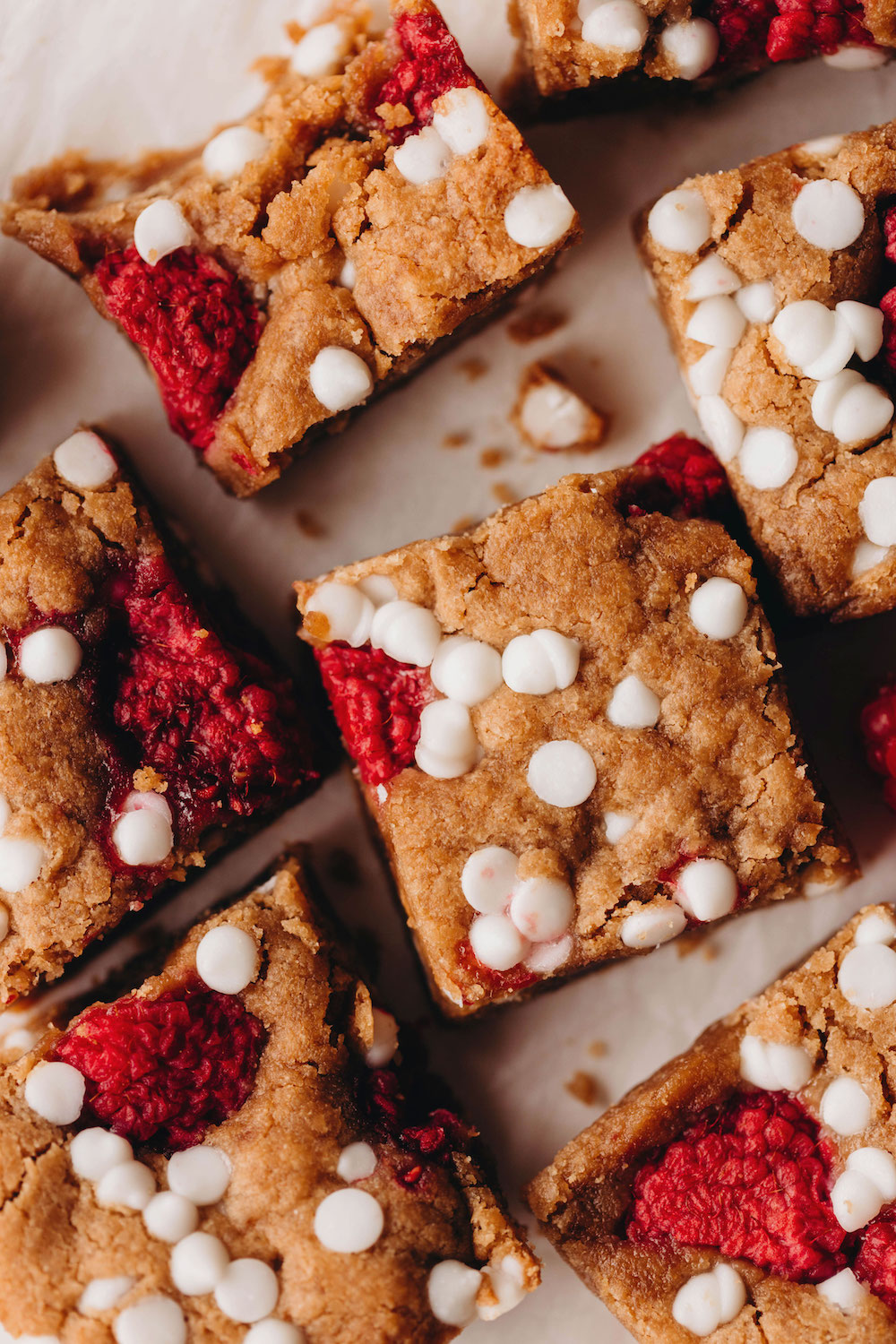 Raspberry White Chocolate Cookie Bars