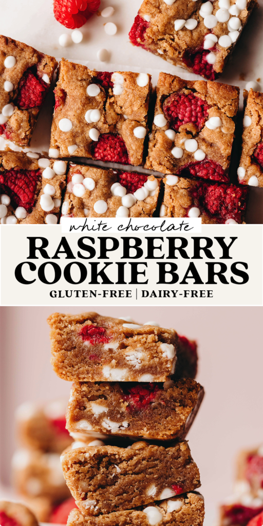 Raspberry White Chocolate Cookie Bars