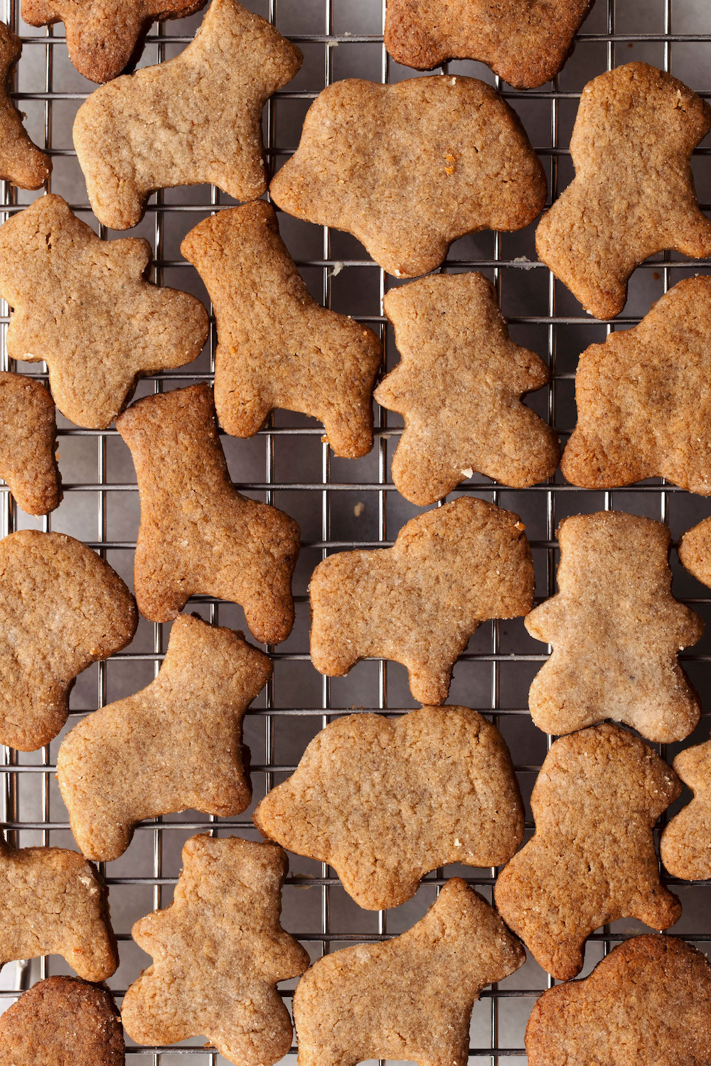 Vegan Frosted Animal Crackers (gluten-free)