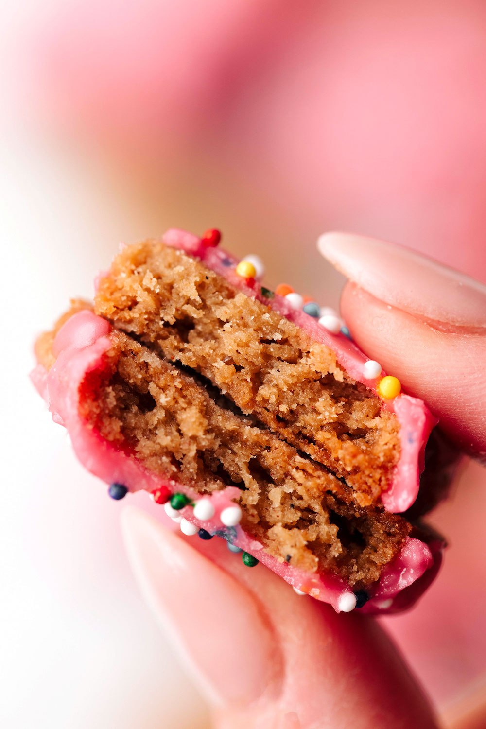 Vegan Frosted Animal Crackers (gluten-free)