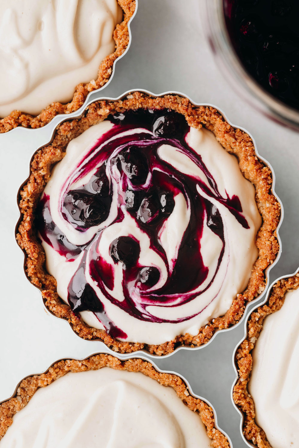 Lemon Blueberry Tarts (dairy-free)