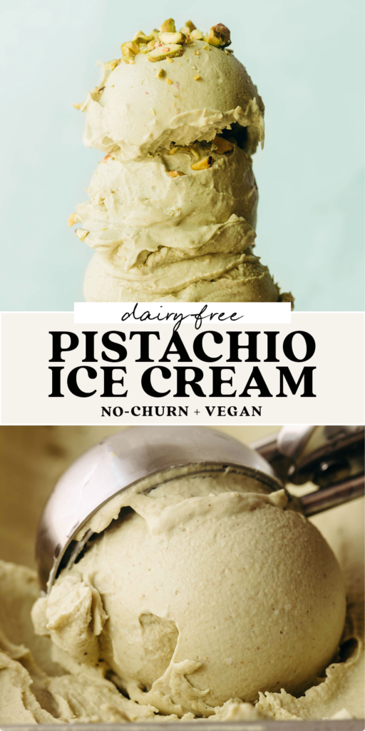 Vegan Pistachio Ice Cream