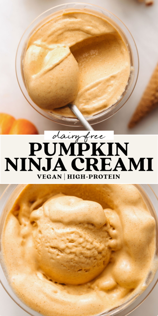 Dairy Free Ninja Creami Pumpkin Ice Cream