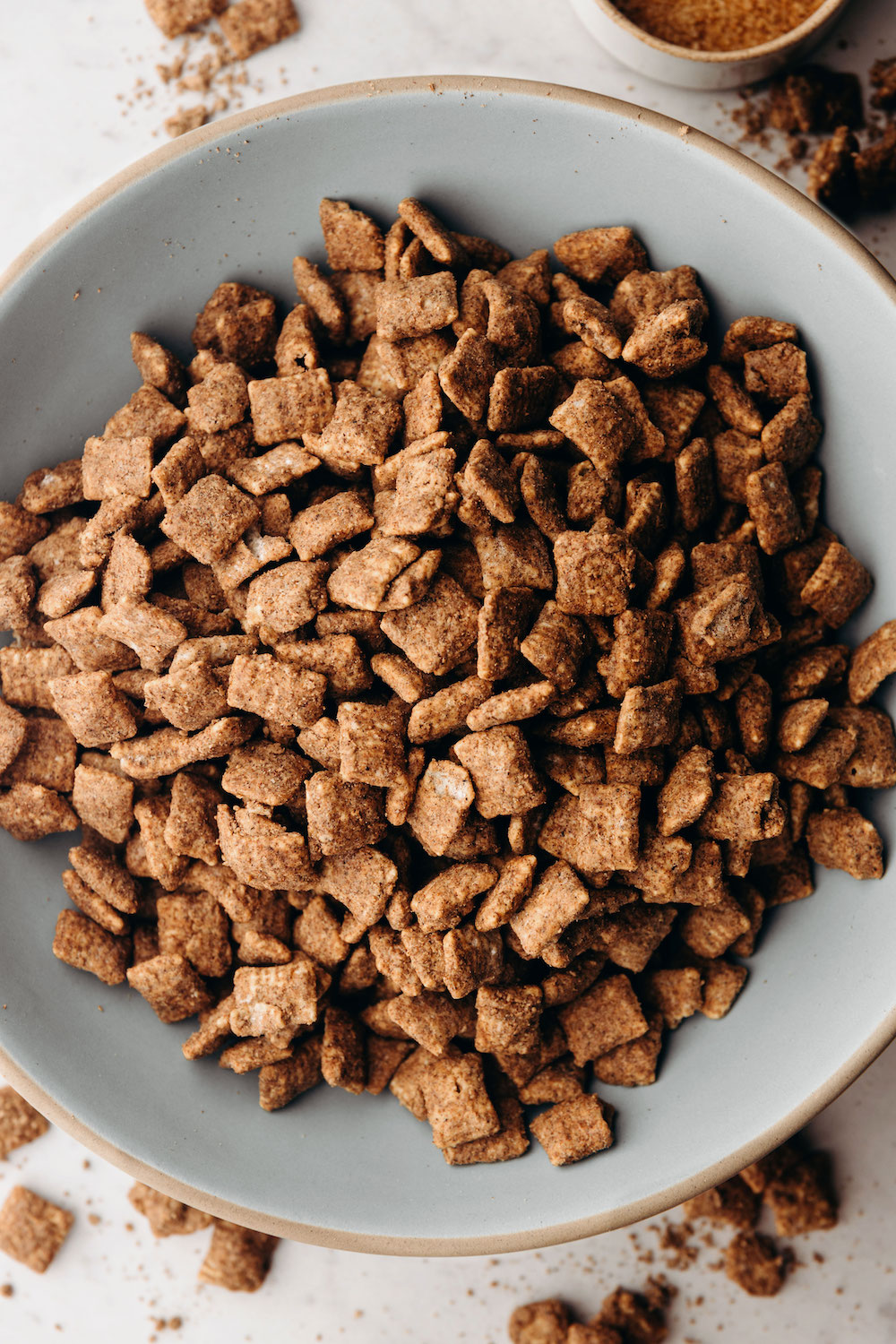 Chai Snickerdoodle Puppy Chow (vegan + nut-free)