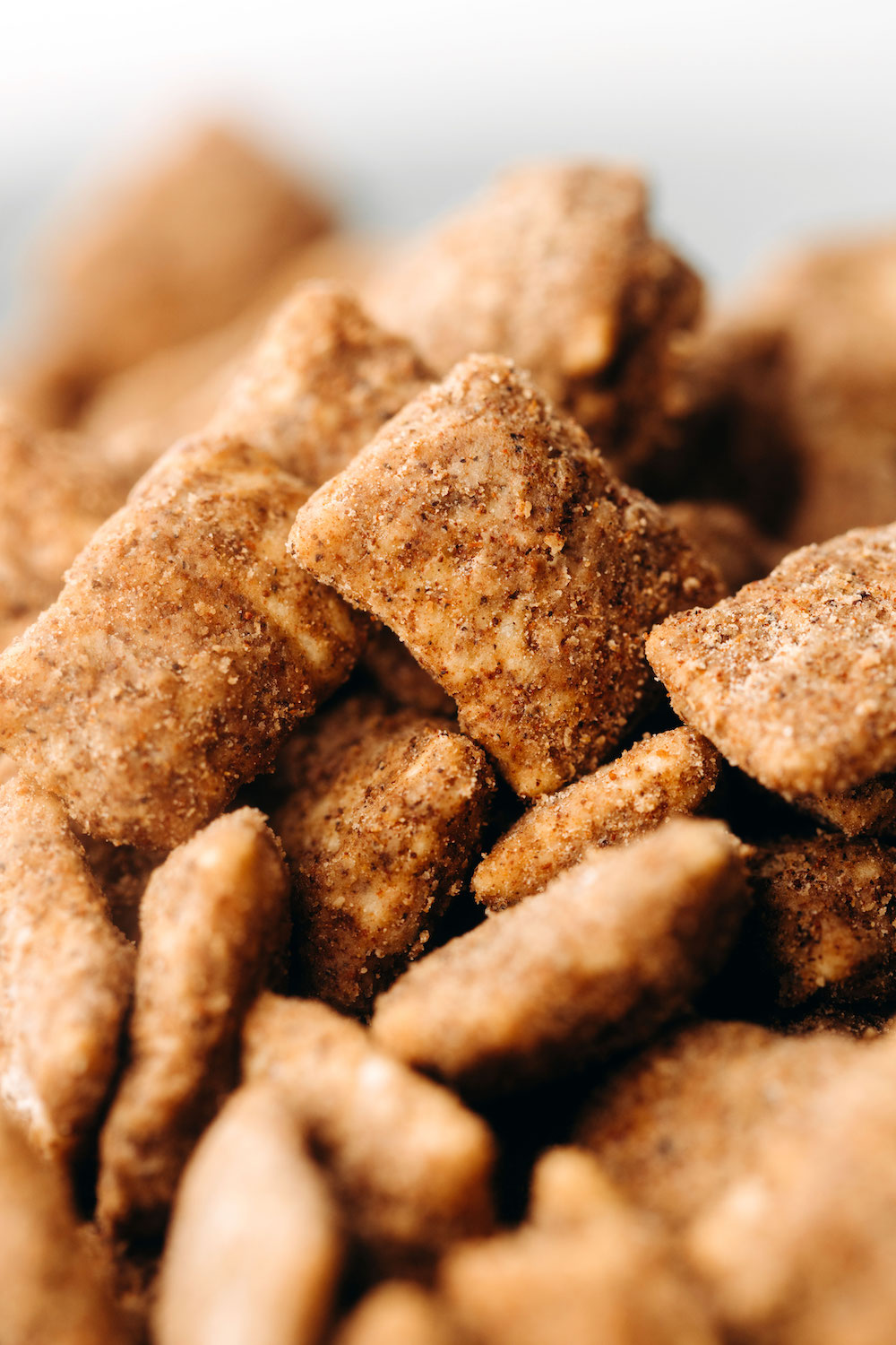 Chai Snickerdoodle Puppy Chow (vegan + nut-free)