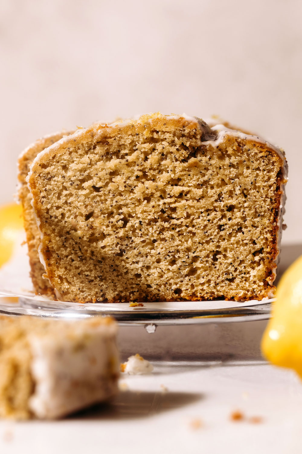 Lemon Poppy Seed Banana Bread (vegan + gluten-free)