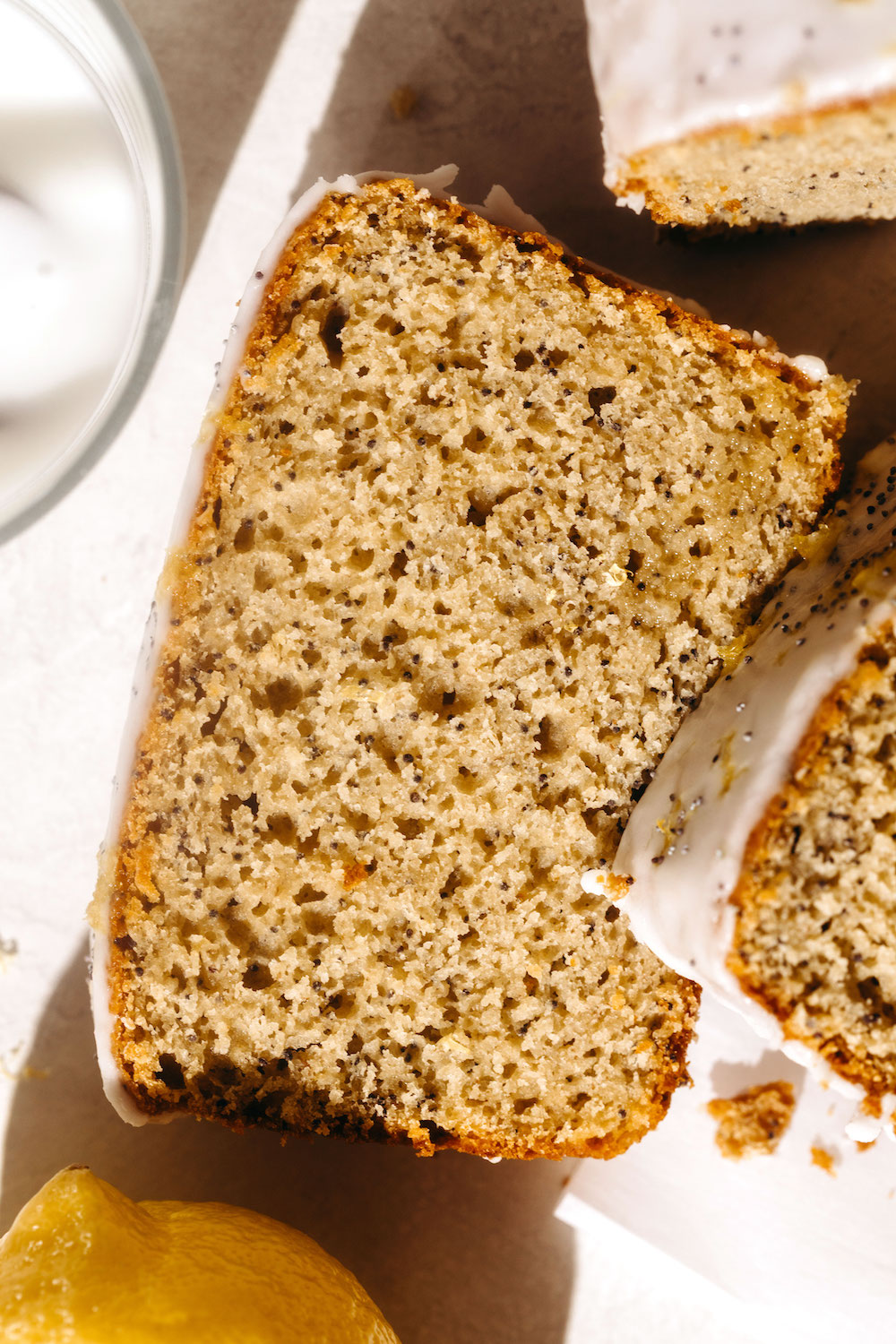 Lemon Poppy Seed Banana Bread (vegan + gluten-free)
