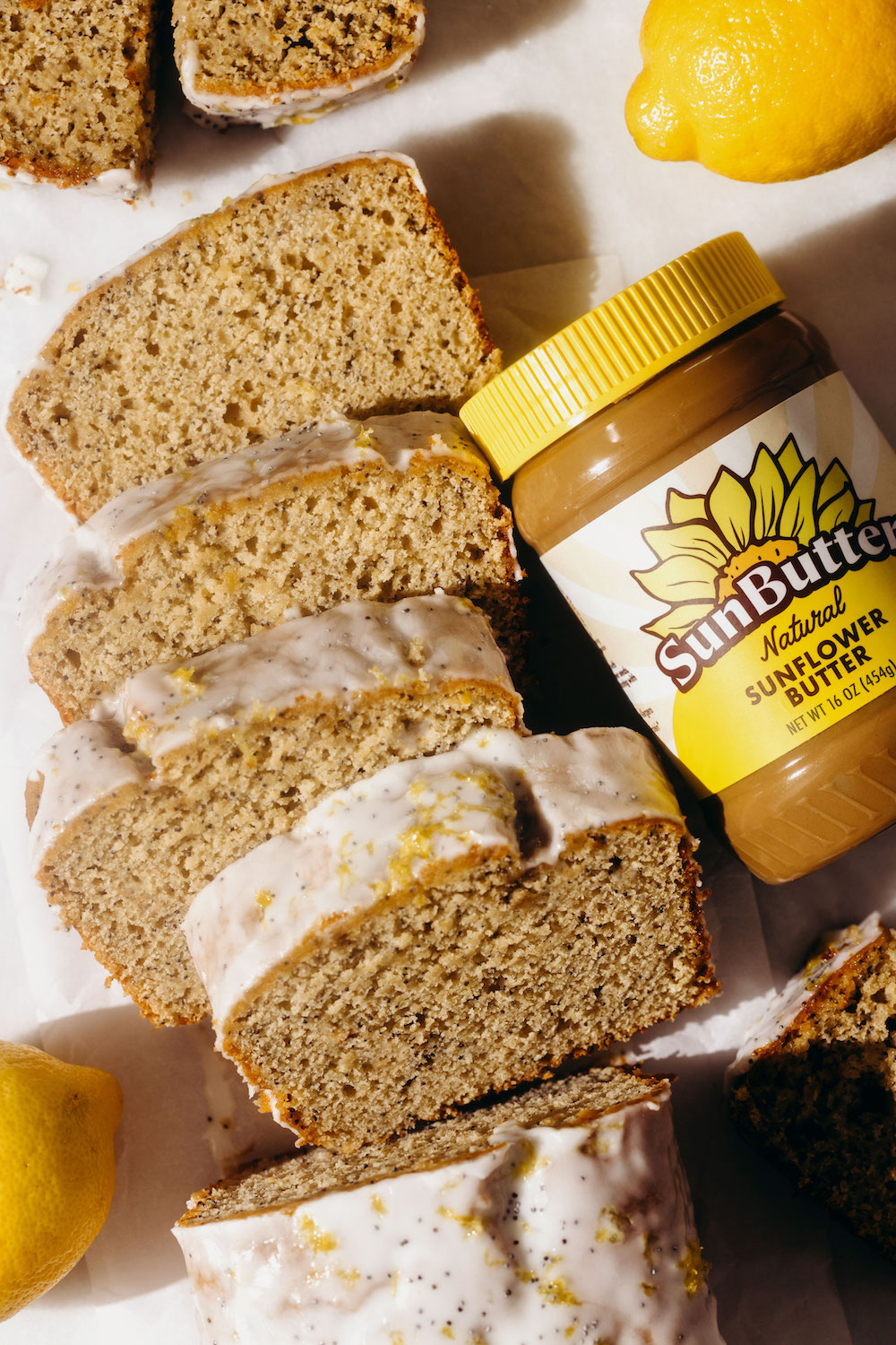 Lemon Poppy Seed Banana Bread (vegan + gluten-free)