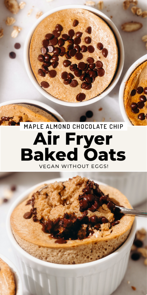 Air Fryer Baked Oats (vegan)