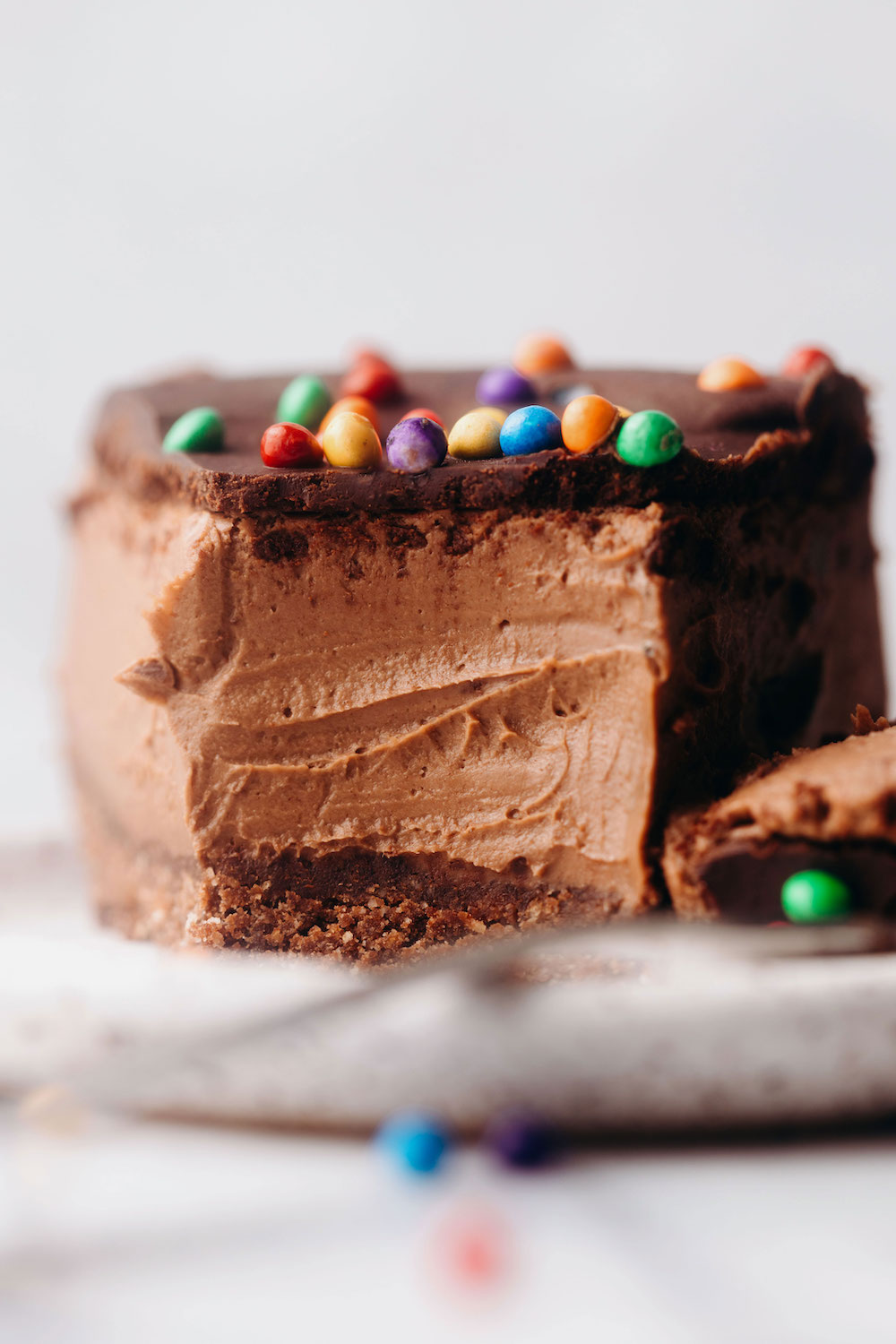 Cosmic Brownie Cheesecake (dairy-free)