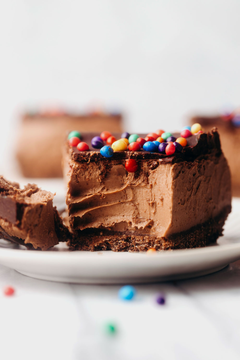 Cosmic Brownie Cheesecake (dairy-free)