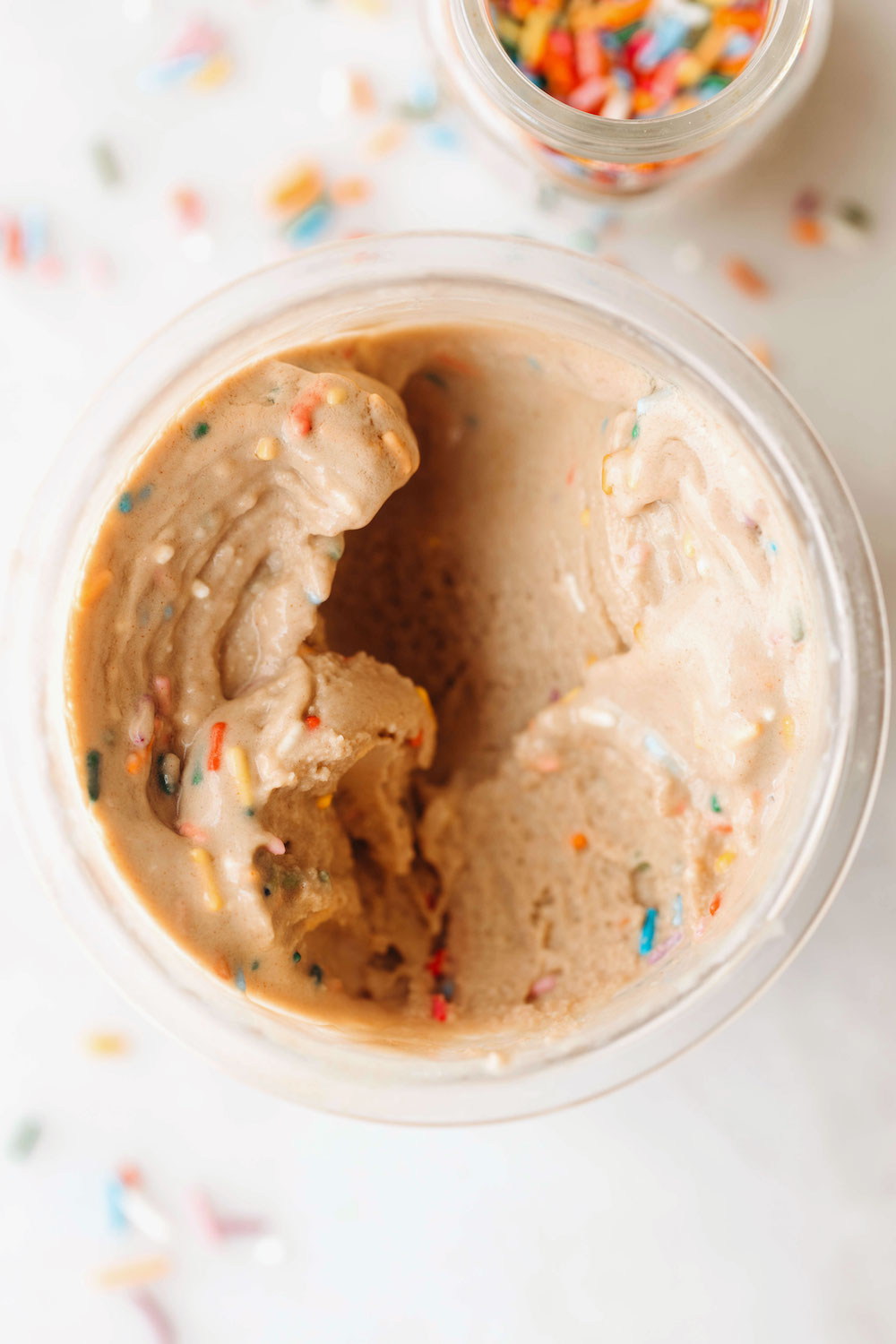 Dairy-Free Cake Batter Ninja Creami Protein Ice Cream