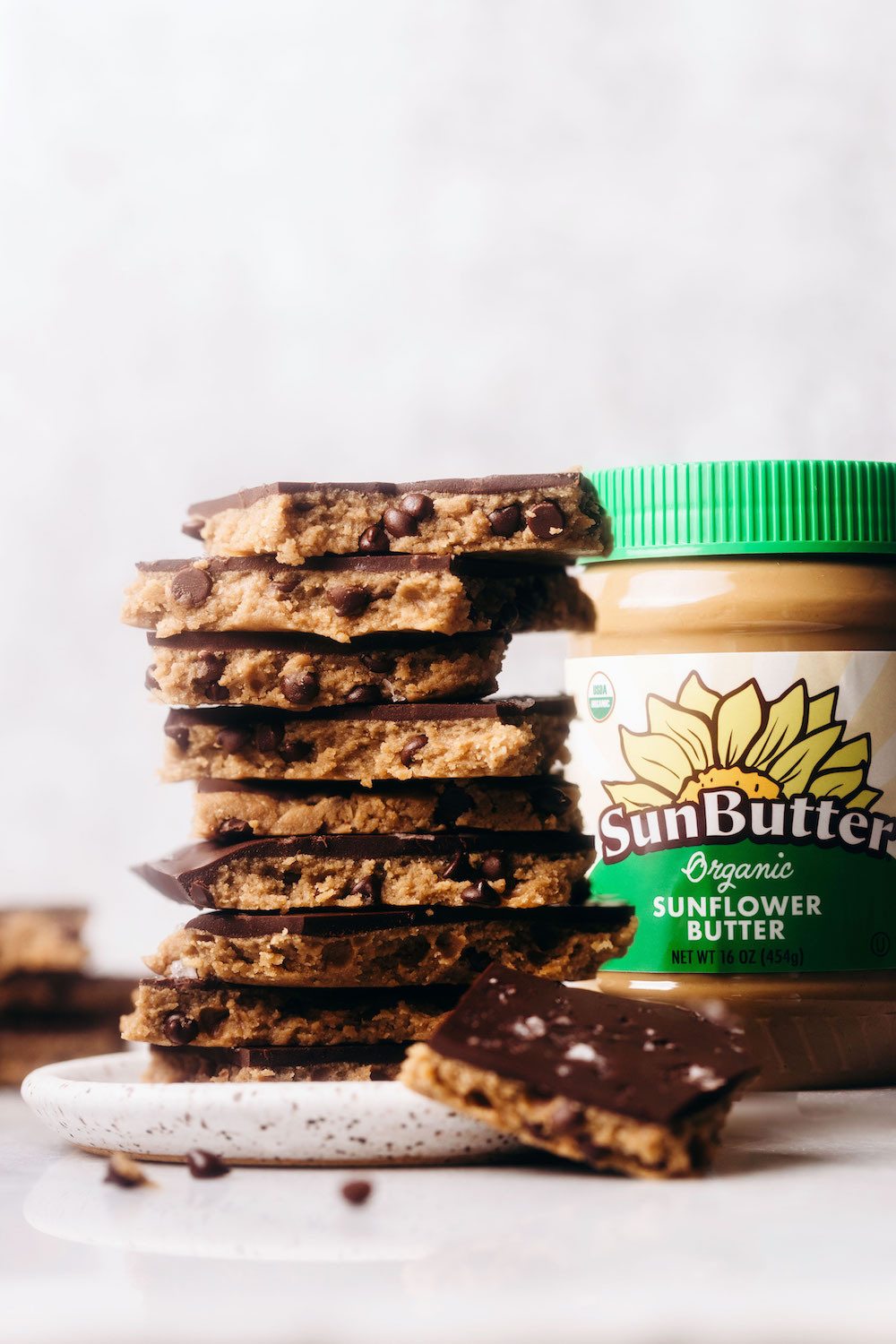 High Protein Cookie Dough Bark (vegan)