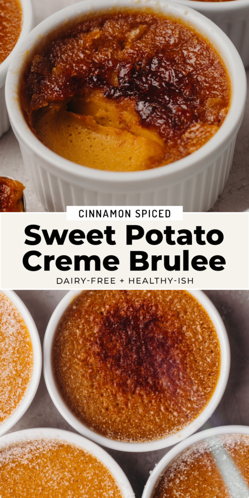 Sweet Potato Creme Brûlée (dairy-free)