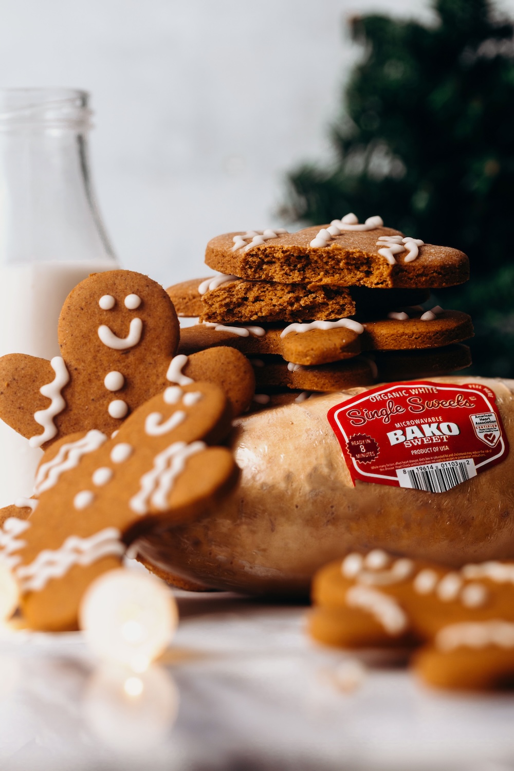 Sweet Potato Gingerbread Cutout Cookies (gluten-free)